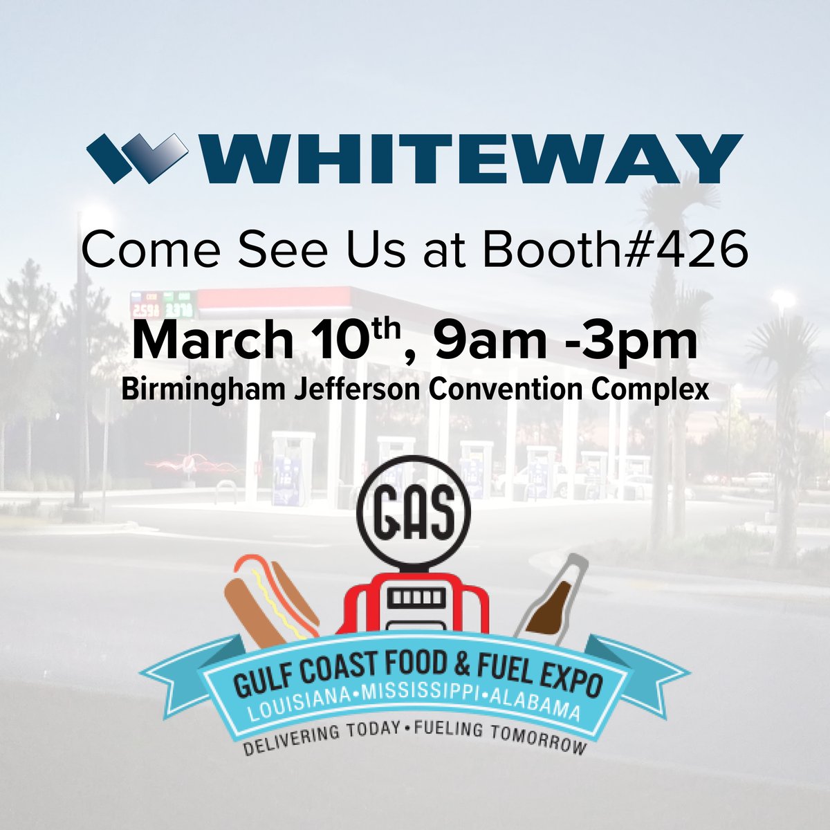 #Jointheblue at the Birmingham Jefferson Convention Complex at 1 Richard Arrington Jr Blvd N, Birmingham, AL 35203 Stop by and say Hi!  Let’s discuss lighting the path to your fuel!
#cstorelighting #canopylighting