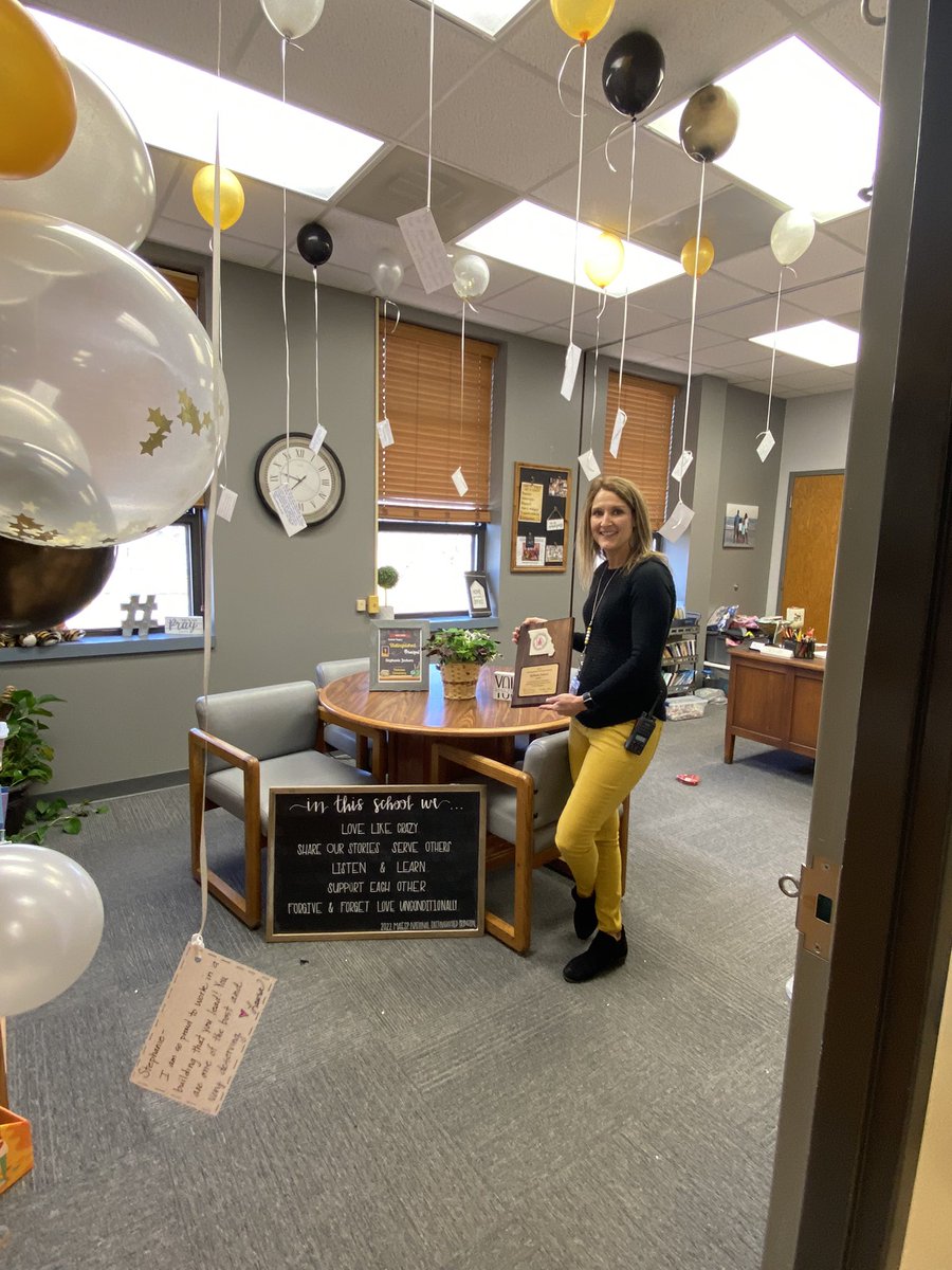 steph1jackson's tweet photo. I’m beyond blessed with the outpouring of love and support I have received from my school family today!  They are simply the best!  It felt so good coming back to all the hugs, kind words, and smiling faces!  @MoAESP  #SSD200 #PKVProud #blessed https://t.co/0LzyW01A8i