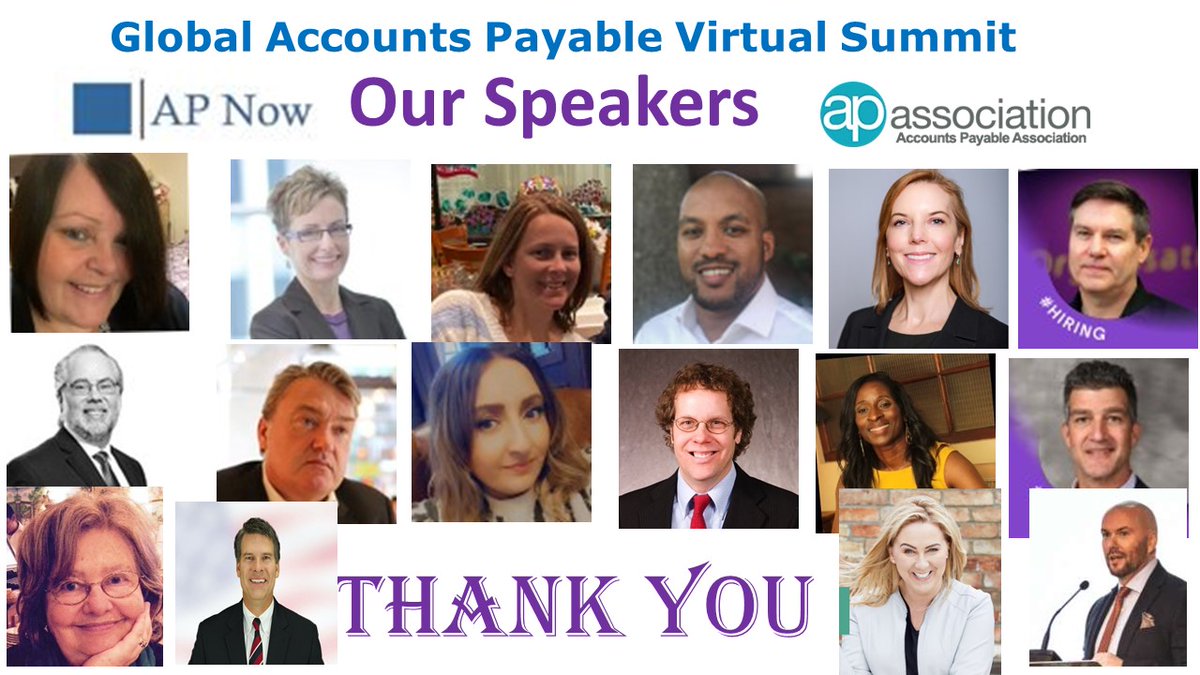 Accountspayable's tweet photo. The Global Accounts Payable Virtual Summit is live - thanks to all our experts and sponsors who graciously shared their expertise  #GlobalAP @AP_Association  @JamieRadford @Yooz_UK  @JustYoozIt 
Details about Summit: https://t.co/XdCR2ZKeTP https://t.co/36nWlqF90T