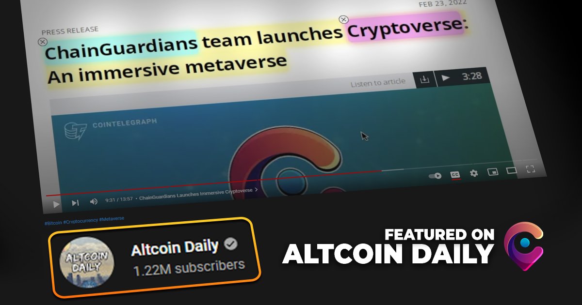PentagonChain's tweet photo. 🪐| The #Cryptoverse made an appearance on @AltcoinDailyio!

Watch the whole segment, which covers an additional highlight on @Cointelegraph! 😎

✨ https://t.co/OXWLl2O0IN ✨ https://t.co/y2bi8qY5ha