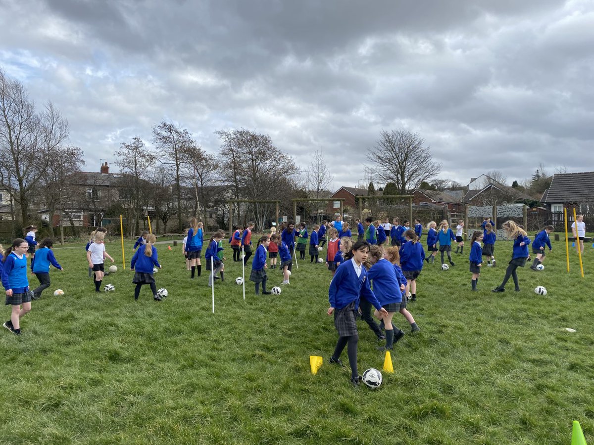 #LetGirlsPlay. 

We had around 70 girls playing football in the BIGGEST EVER GIRLS FOOTBALL SESSION and they were all great!

Thank you to Mr Radcliffe at Pro Soccer Academy Lancashire <a href="/InterProUK/">INTER:PRO ACADEMY</a>