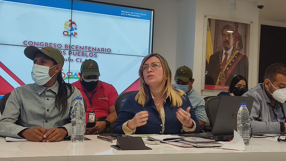 MinAlimenVen's tweet image. #Ahora | Desde la sede del Ministerio de Alimentación se instala el 2do Congreso Bicentenario de los Pueblo: Capitulo #CLAP, con la participación de los ministros del Poder Popular para Alimentación, @LealTelleria: Comunas y Movimientos Sociales, @jaarreaza 
#2doCongresoClap