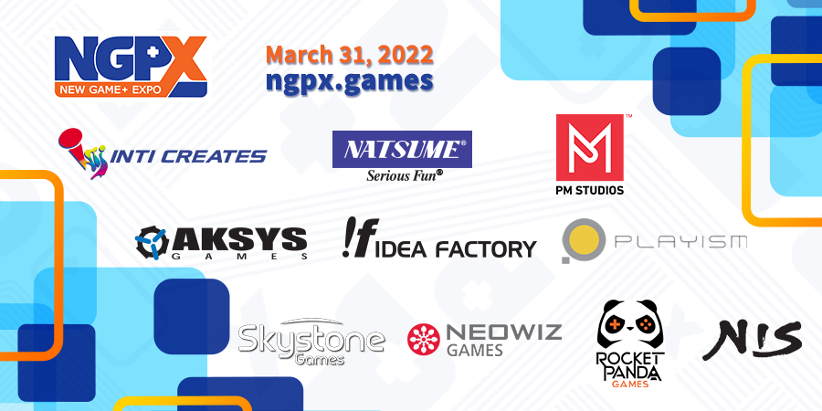 newgameplusexpo's tweet photo. Please join us and our wonderful partners for a video game showcase in this year's New Game+ Expo on March 31, 2022!

Learn more at https://t.co/xM8Qb0Y3fV
#NGPX https://t.co/JrcMo3Bjwy