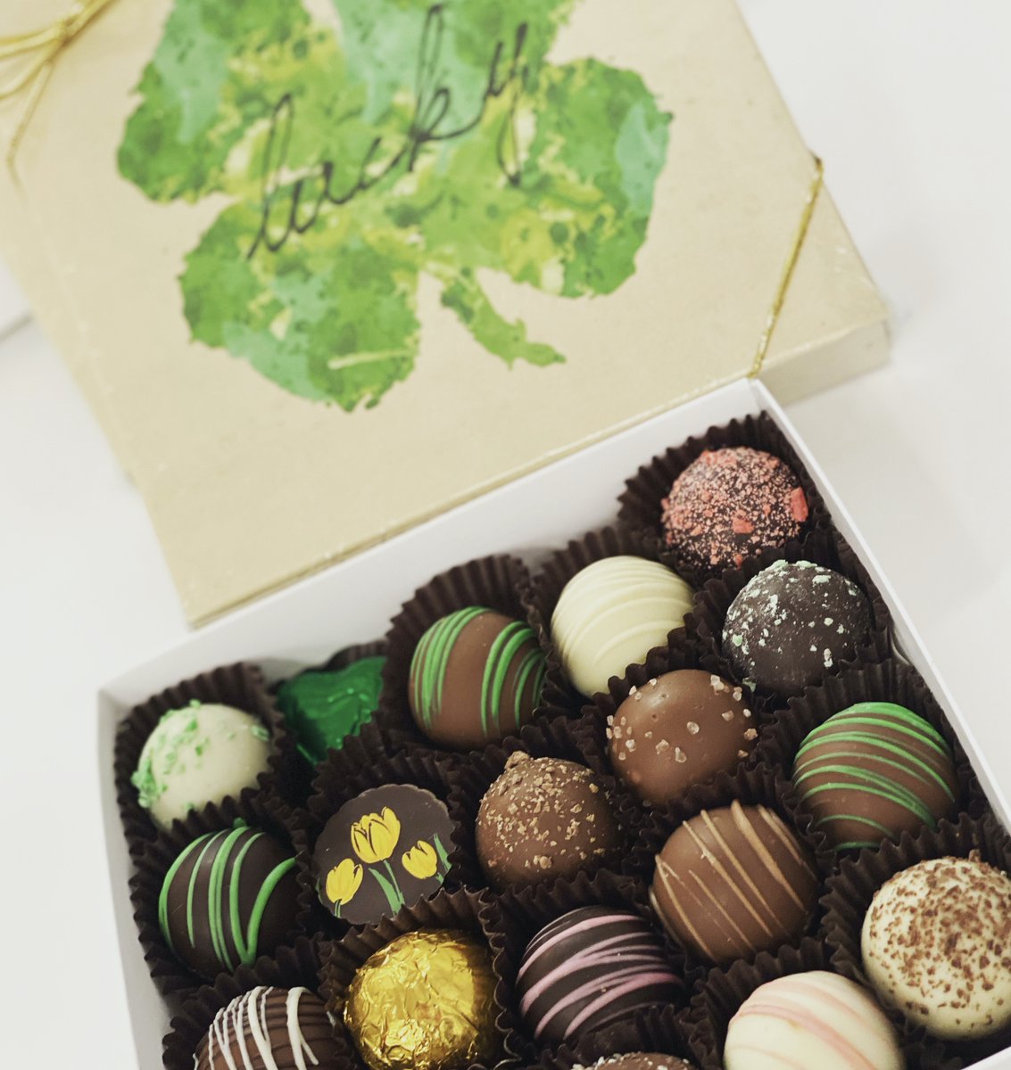 St. Patrick's Day will soon be here. Make someone's day with this Sweet Truffle Assortment Box. Available <a href="/BoroSugar/">BORO SUGAR SHACK</a> on line and in store! May the Luck of the Irish be with you! 
Open Tuesdays-Saturdays 10am-4pm