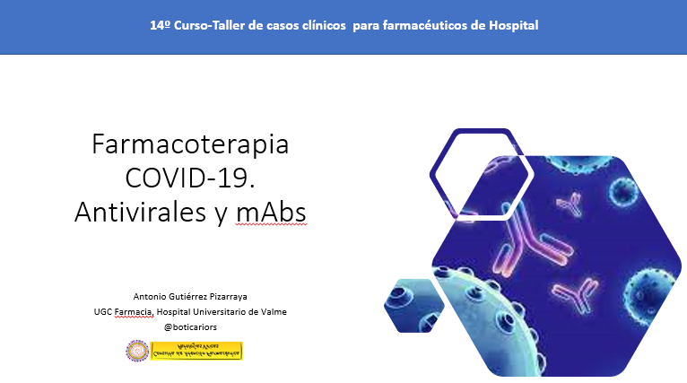 boticariors's tweet photo. El otro día, en el 14º Curso sobre casos clínicos para farmacéuticos de hospital #14ccc tuve la oportunidad de ir de ponente con una actualización en farmacoterapia #SARS_CoV_2 #COVID19
Lo dejo por aquí por si a alguien le interesa
https://t.co/rsBUK2Ex7J
Please RT https://t.co/c7KnvnX2cv