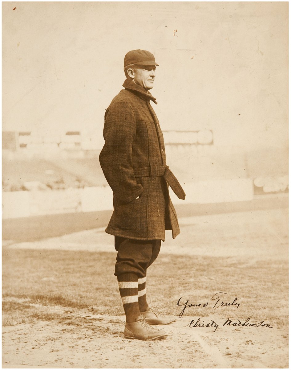 TheSkimmers's tweet photo. 1912 Christy Mathewson signed photo
#BaseBall #MLB https://t.co/5adtQYAFbo