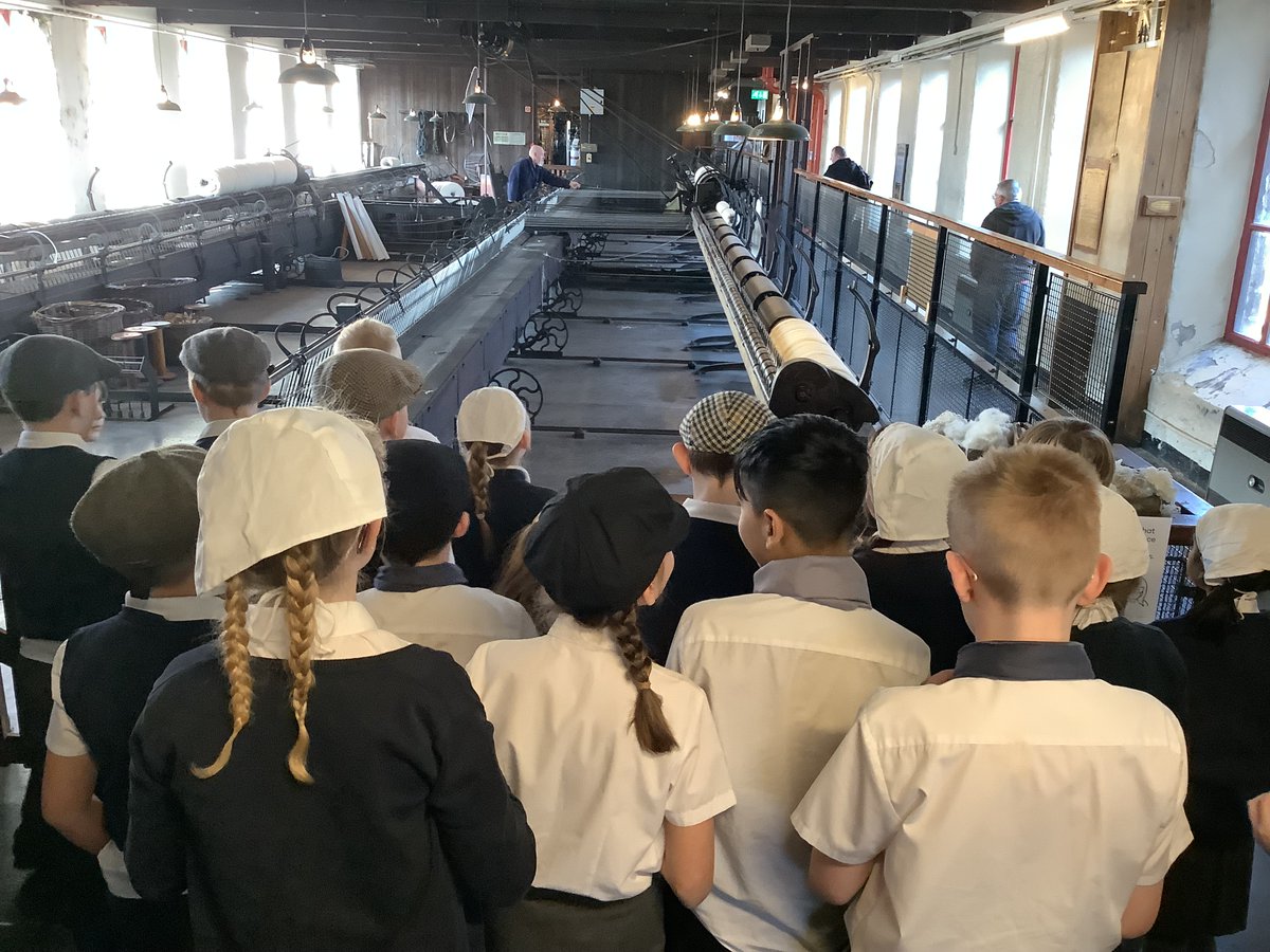 HendalPS's tweet photo. In the afternoon, 5A explored the Mill and the machines before they were set to work by the Gaffer! #history #ArmleyMills #OrcaClass #LeedsIndustrialMuseum #VileVictorians https://t.co/40qAEro7Z8