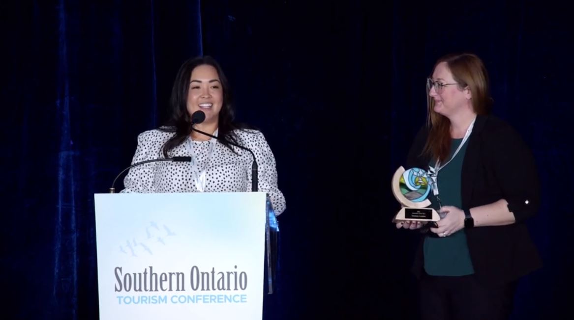 SWOTourism's tweet photo. Congratulations to Udderly Ridiculous and Tourism London - our joint 2021 Innovator of the Year Award winners! #SOConf22 https://t.co/qHSb9hoHQn