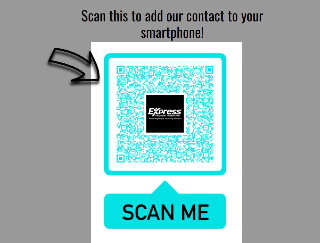 Looking for a way to apply for a job or to view our jobs? Scan below and you are one step closer to that dream job! 
🤩🤳