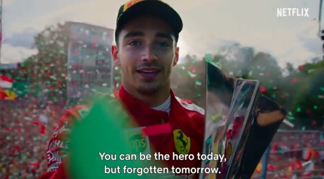 _diana87's tweet photo. Questo diventerà il mio mantra, grazie Charles. #Formula1 #DriveToSurvive https://t.co/sTLMoxYxDW