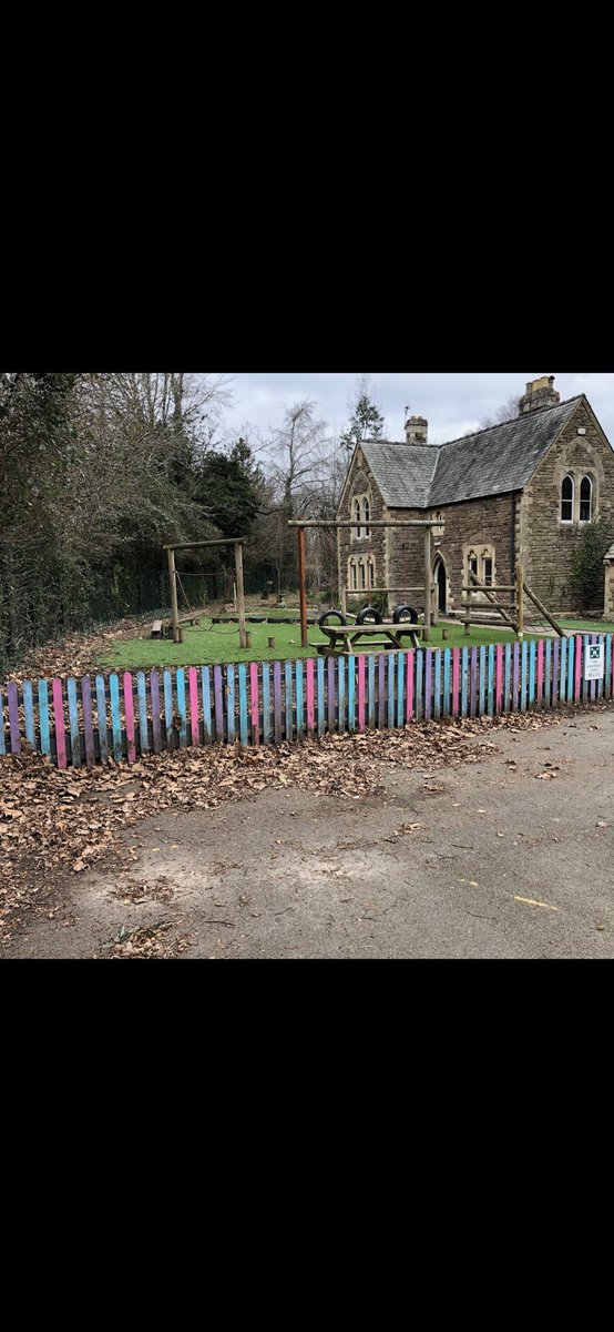 Highground1999's tweet photo. Another project done @StPaulsPrimary1 old fence taken out new fence back in https://t.co/tZFlpMO4gF