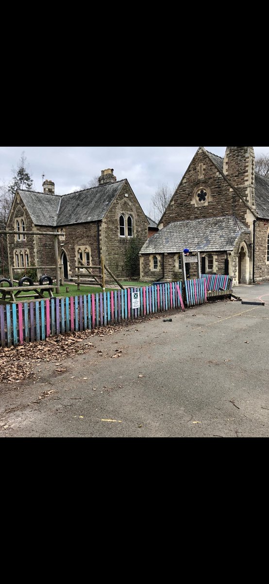 Highground1999's tweet photo. Another project done @StPaulsPrimary1 old fence taken out new fence back in https://t.co/tZFlpMO4gF