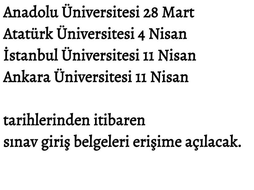 ANADOLU AÖF PAYLAŞIM (@aofuniversitesi) on Twitter photo 