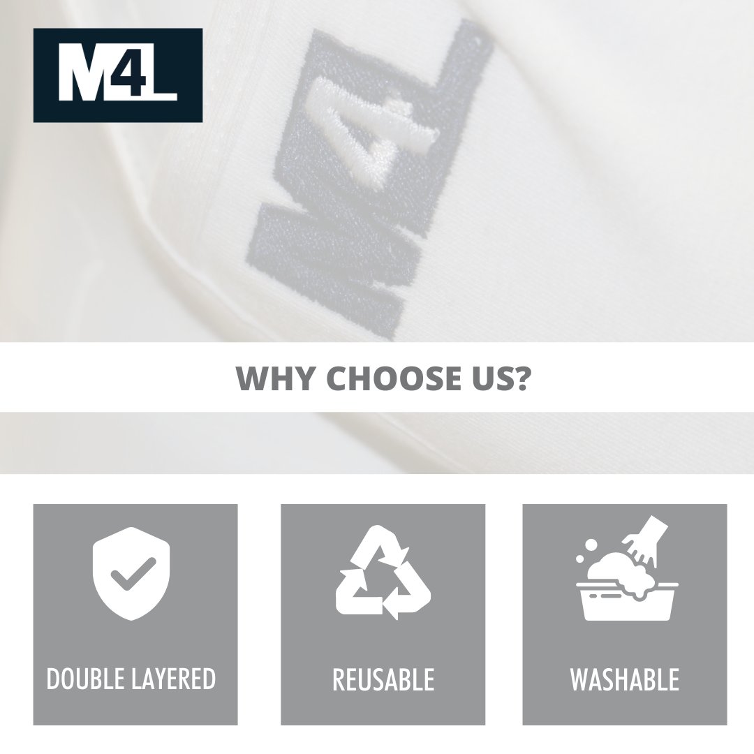 Just 3 of the many reasons why you should choose our face masks.