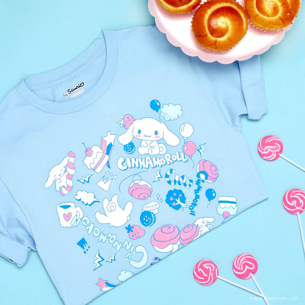 Cinnamoroll t-shirt ♡˖꒰ᵕ༚ᵕ⑅꒱  Cute tshirt designs, Hello kitty t shirt,  Free t shirt design