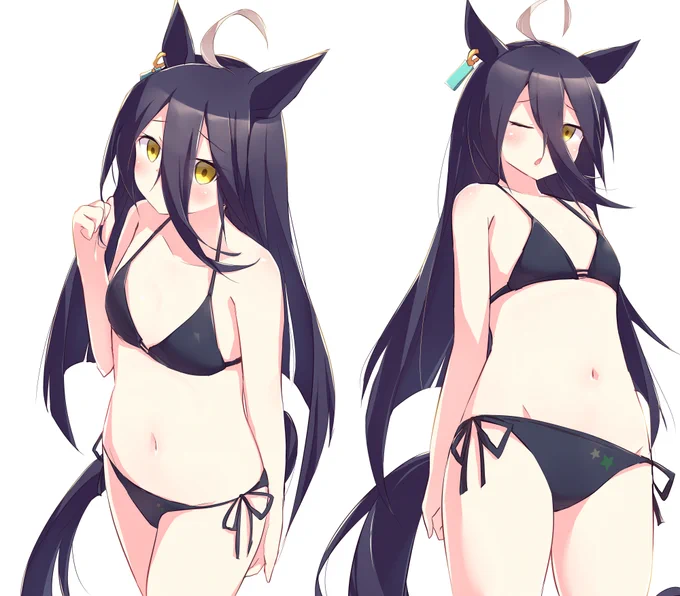 水着マンカフェ rkgk #ウマ娘 