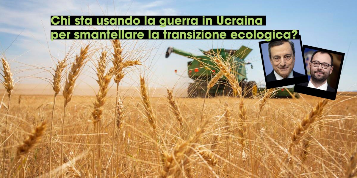 Terra_aps's tweet photo. L'agroindustria cavalca la guerra in #Ucraina e l'aumento dei prezzi del cibo per attaccare il #greendeal e le strategie #farmtofork e #biodiversità. #Draghi e #Patuanelli sembrano dar loro credito, aprendo a una revisione del patto. 

La nostra analisi https://t.co/QLXKGAhmlR https://t.co/IViiV0DHGP