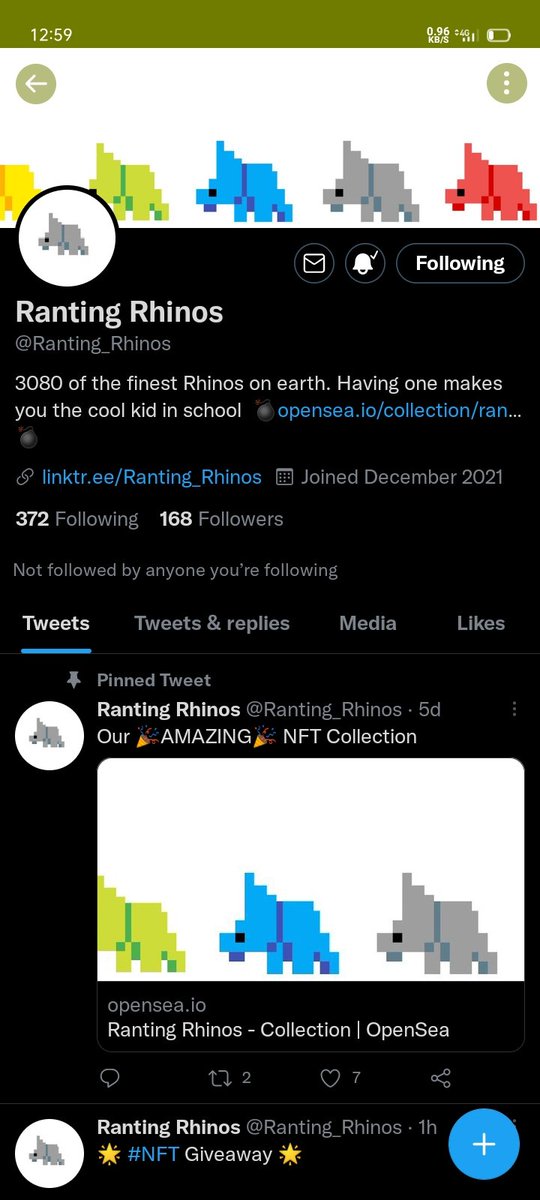 LeeHess47's tweet photo. @silehmy @Ranting_Rhinos @0xdogNFT @JimverSuelto https://t.co/ncWHkpOORi