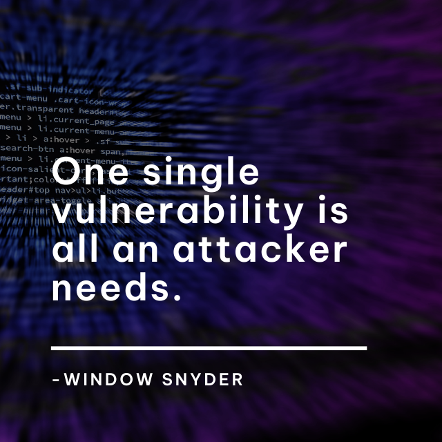 Identifying gaps in your #cybersecurity quickly, and mitigating the risks efficiently is essential to keeping you and your #business running safely online.

#CyberAwareness #CyberTips #Hacking