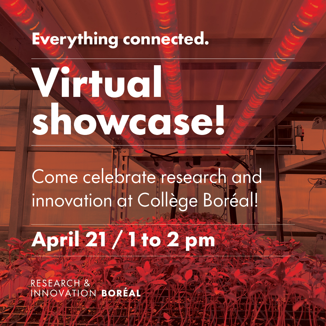 collegeboreal's tweet image. Il y a 2 ans aujourd’hui, nous avons lancé Recherche &amp;amp; Innovation Boréal (RIB)! 

Rejoignez-nous le 21 avril de 13 h à 14 h pour découvrir nos activités de recherche et d’innovation pour l’année 2021-2022.

Inscrivez-vous d’ici le 7 avril : tinyurl.com/mr3837x8