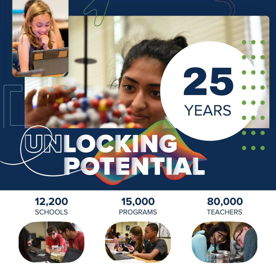 PLTWorg's tweet photo. 25 years. 12,200 schools. 15,000 programs. 80,000 teachers. PLTW provides opportunities for all students to have brighter futures. Intrigued about how PLTW can impact student success in your school and community? Connect with us to learn more here: https://t.co/BYXmsgLJpx https://t.co/3oyPH1JsnQ