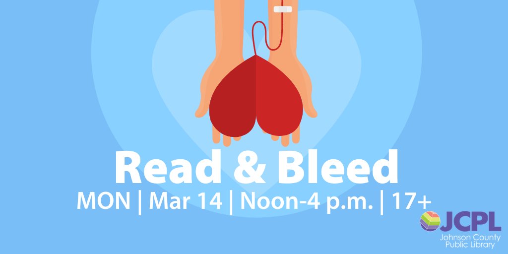 JCPLIN's tweet photo. Roll up your sleeves while you read at the Trafalgar Branch! We are proud to partner with the @INRedCross to host this blood drive.
Visit: https://t.co/V7Tm3ouBrs
#JCPLIN https://t.co/XBk6MEYE0X