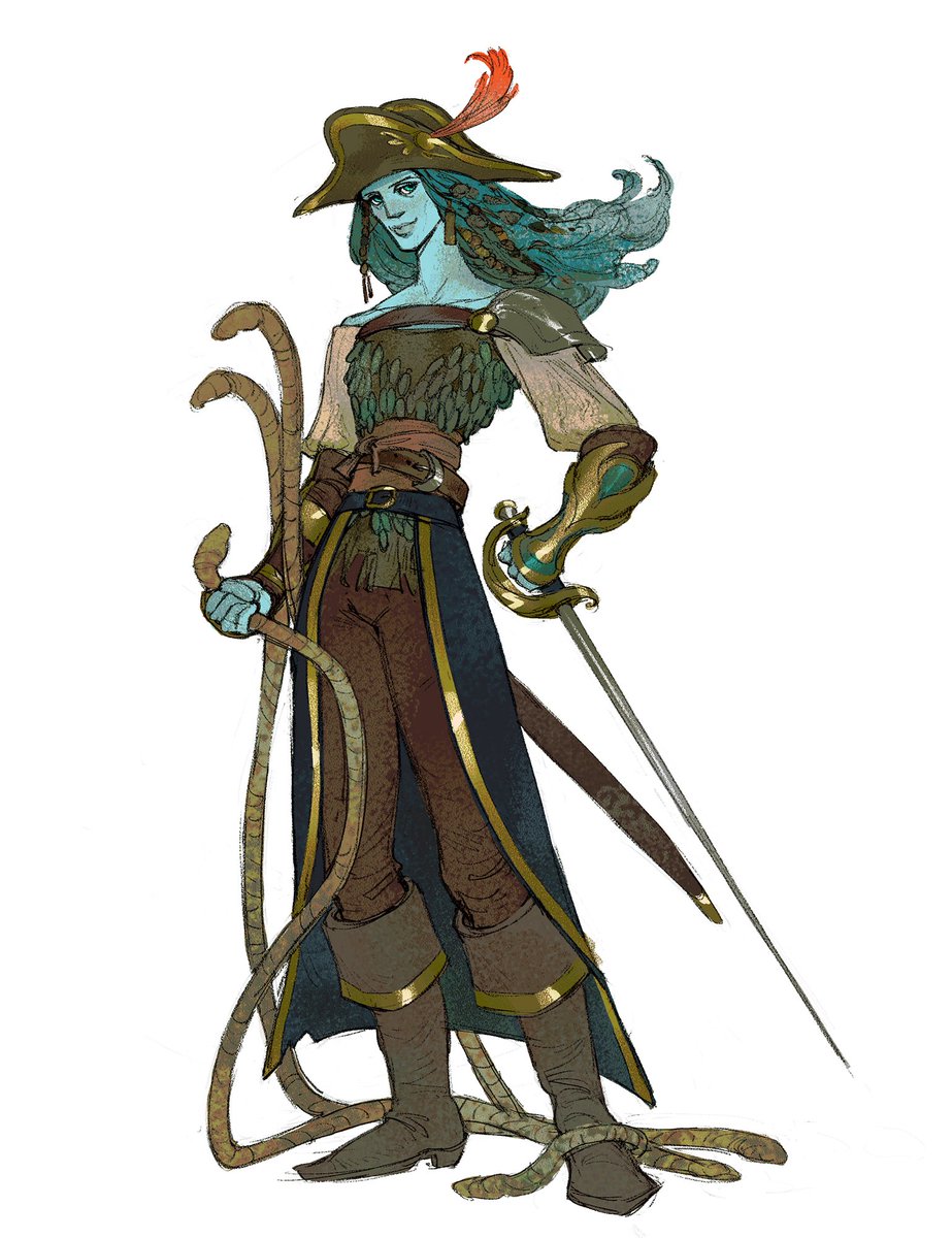Starwi_art's tweet photo. Been a while since I updated this place!

So I'll just leave here two cool pirates I had the pleasure to have worked on! 🏴‍☠️⚔️✨ https://t.co/Hsn0VCtReA