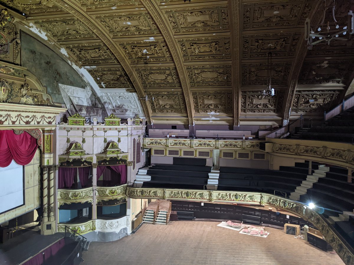 Visited the incredible Morecambe Winter gardens today with the <a href="/HistoricEngland/">Historic England</a> team. The roof repairs are amazing and the volunteers so passionate! Many thanks to the <a href="/MorecambeWG/">Morecambe Winter Gardens</a> Preservation Trust for showing us around! #heritage #culture #restoration