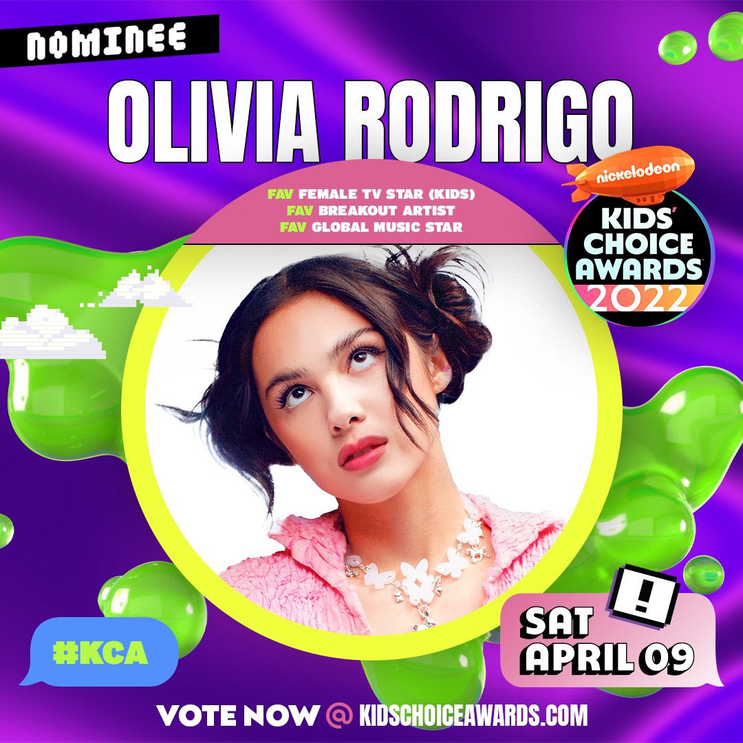 2022 Nickelodeon Kids' Choice Awards winners list: Olivia Rodrigo