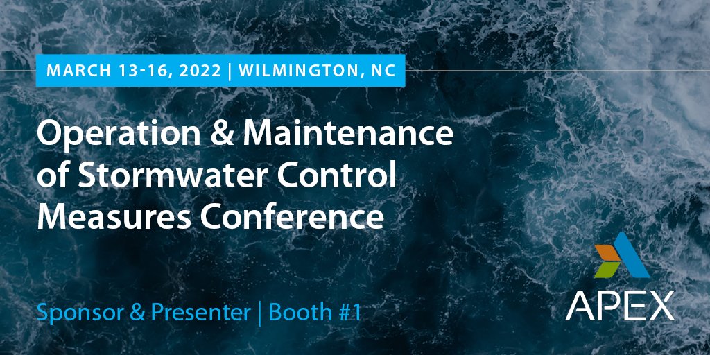 ApexCos's tweet photo. We're packing our bags and getting ready to hit the road for the EWRI O&M of Stormwater Control Measures conference next week in Wilmington, NC! Stop by Booth #1 to say hello! We have great prizes & giveaways!
https://t.co/bLvuDZ3vy1
#OMSW2022 #Stormwater #StormwaterManagement https://t.co/rBwkNNkRe5