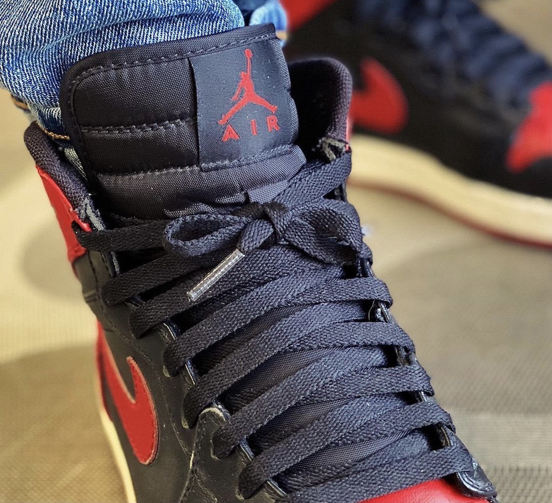 jordan mid vs high on feet