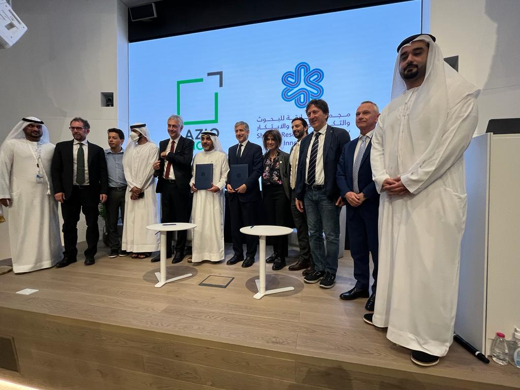 LazioInnova (@lazioinnova) on Twitter photo È stato firmato il protocollo d’intesa tra Lazio Innova e “Sharjah Research Technology and Innovation Park”a sostegno delle attività di internazionalizzazione delle imprese laziali nei paesi arabi.
<a href="/RegioneLazio/">Regione Lazio</a> <a href="/NicolaTasco/">Nicola Tasco</a> È stato firmato il protocollo d’intesa tra Lazio Innova e “Sharjah Research Technology and Innovation Park”a sostegno delle attività di internazionalizzazione delle imprese laziali nei paesi arabi.
<a href="/RegioneLazio/">Regione Lazio</a> <a href="/NicolaTasco/">Nicola Tasco</a>