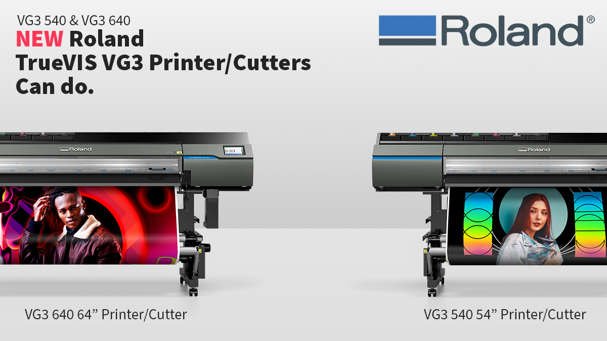 RGBuk's tweet image. Check Out the NEW #Roland VG3640 &amp;amp; VG3540!
⭐️   Increased Productivity with new user enhancing 
        features such as a 7-inch touch-panel.
⭐️   8-Colour ink configurations for more colour choice.
⭐️   Print, Banners, Labels, Packaging, Vehicle 
        Graphics and much more!