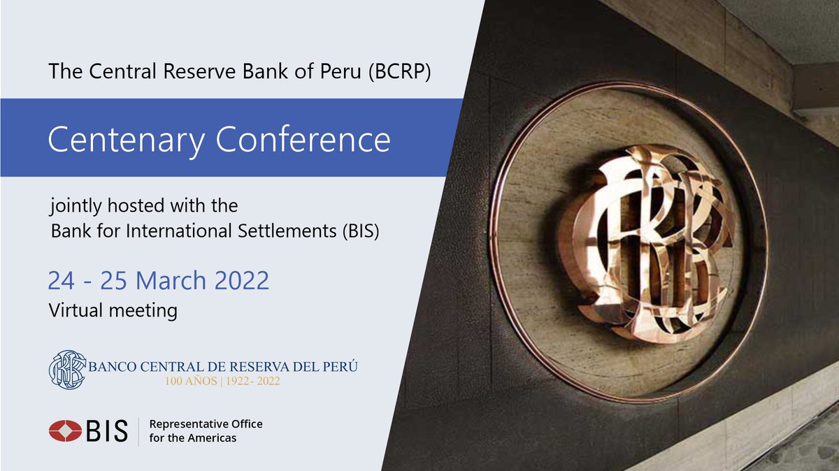 BIS_org's tweet photo. Save the date! Join the Central Reserve Bank of Peru @bcrpoficial and the BIS for two days of virtual discussions on #Inflation, #MacroPolicy and the economic recovery in the Americas after the #Pandemic on 24–25 March https://t.co/CXmP4f0ORz https://t.co/IaZupWtX3u