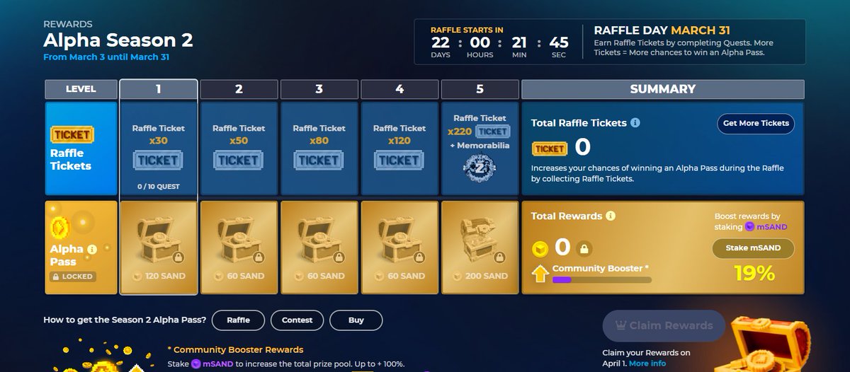 AknazSenem's tweet photo. @TheSandboxGame I just participated in the daily #SandboxAlphaS2Contest for a chance to earn up to 1,000 $SAND! Starting March 9 -  Show your Raffle Tickets. Check out my screenshot below! 👇 #SandboxAlphaS2 https://t.co/hesDYD5xZb