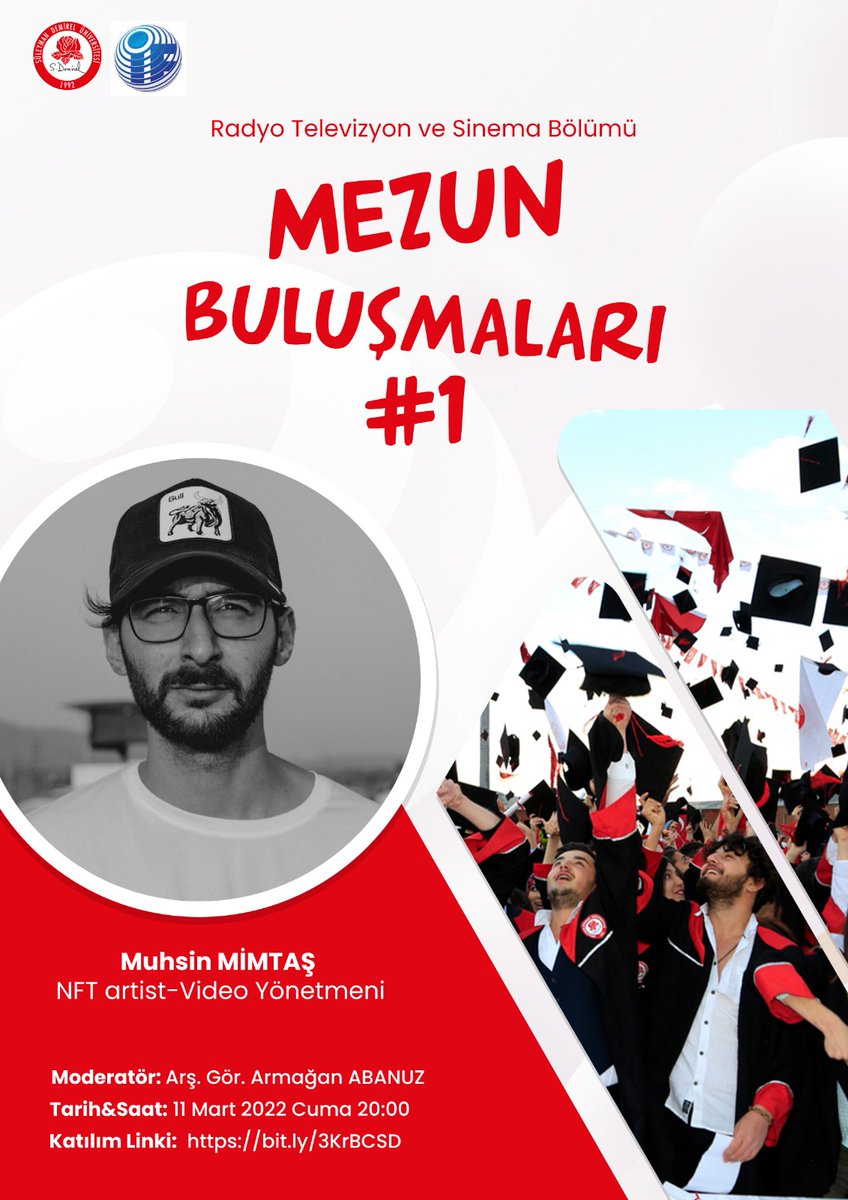 Bölümümüz mezunlarından Muhsin MİMTAŞ ile yapacağımız söyleşiye hepiniz davetlisiniz 🙂