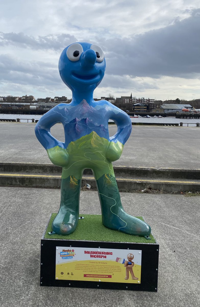 suzwilson's tweet photo. Another #NoWorkWednesday to keep work/life equilibrium in check. 
Lunch with a friend before I spotted @AmazingMorph while wandering around North Shields &amp; Tynemouth 
#GetOutside https://t.co/26sPXbmbxJ