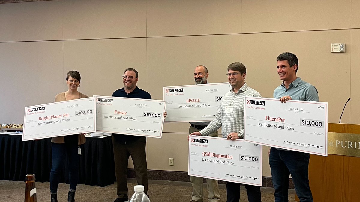 St. Louis celebrates the 2022 <a href="/Purina/">Purina</a> #petcare Innovation Prize winners! Our @barkdogbar reception is Thursday. Woof! Come meet the Network of innovative pet products and service entrepreneurs!