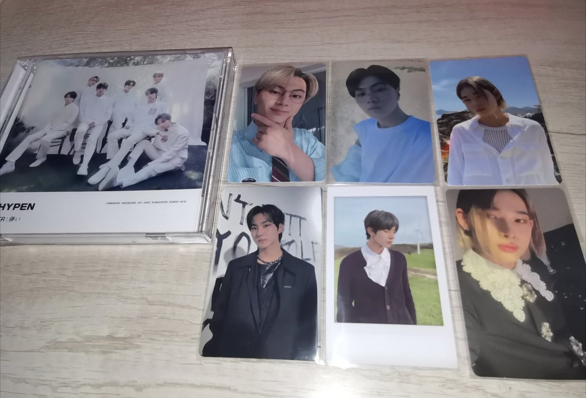 Audreyehet's tweet photo. Wts lfb ph

- Enhypen Jay Border hakanai specs
- Hakanai limited Edition B unsealed 
- Jay m2U 
- Jungwon DA wv global pob
- Heeseung Yet pola
- Ni-ki DD pcs

On hand
📍MM

Sold as a set for 3,850. with free unsealed DD album Scylla. Payo (can do 12 hrs reservation) https://t.co/hpzh60WU9l