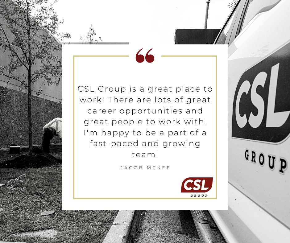 CSL_Group_Ltd's tweet photo. If you have a background in construction or landscaping and want to work for a family-based company that cares about its employees, take a look at our career openings 👉 https://t.co/orLCdHWzal
.
.
#CSLGroup #CareersAtCSLGroup https://t.co/ItMtwIeFeT