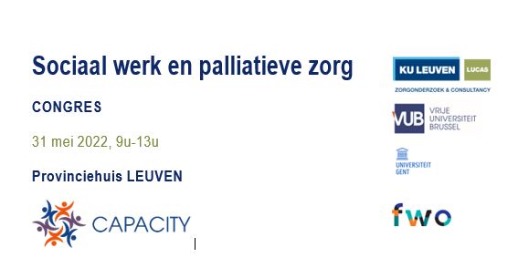 LUCAS KU Leuven (@lucaskuleuven) on Twitter photo Meer weten over het potentieel van de sociaal werker in de palliatieve zorg?
<a href="/LUCASkuleuven/">LUCAS KU Leuven</a> organiseert op 31/5 een congres en belicht hun rol vanuit het perspectief als onderzoeker, docent, opleidingsverantwoordelijke, clinicus of welzijnswerker
kuleuven.be/lucas/nl/docs/… Meer weten over het potentieel van de sociaal werker in de palliatieve zorg?
<a href="/LUCASkuleuven/">LUCAS KU Leuven</a> organiseert op 31/5 een congres en belicht hun rol vanuit het perspectief als onderzoeker, docent, opleidingsverantwoordelijke, clinicus of welzijnswerker
kuleuven.be/lucas/nl/docs/…