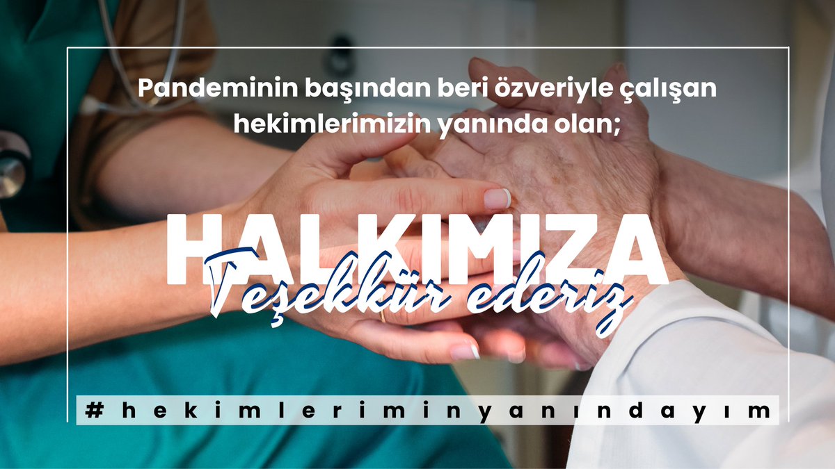 hekimsen's tweet photo. Sizleri de pandemi süreci dahil her koşulda sağlığımız için canları pahasına çalışan #hekimleriminyanındayım demeye davet ediyoruz!

Hekimlerimizin halkımıza en iyi şartlarda sağlık hizmeti sunabilmesi için
#hekimleriminyanındayım https://t.co/DJhd39cxQ8