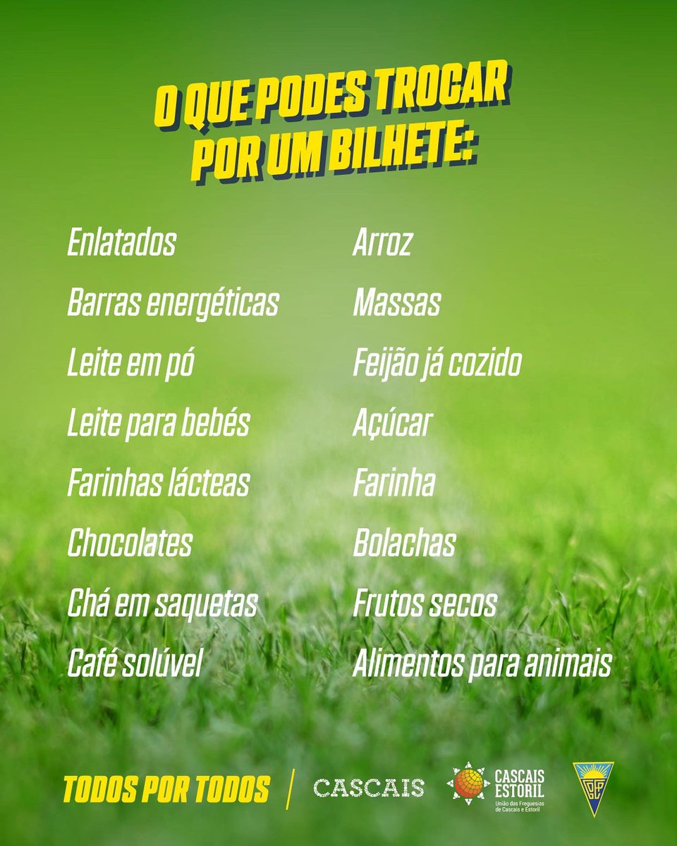 B24PT's tweet photo. Estoril vai oferecer bilhetes para o jogo contra o Portimonense em troca de alimentos para ajudar as vítimas da Ucrânia. https://t.co/8z1ZGwX3hD