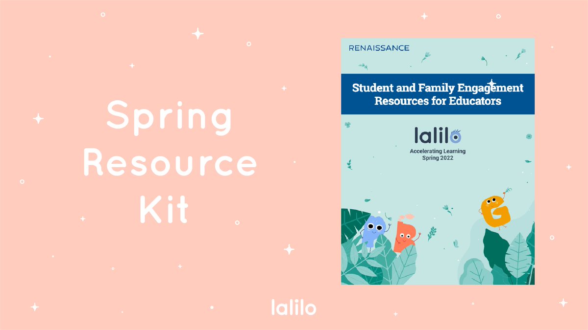 Looking for ways to support family engagement? Check out our Spring resource kit.

This kit is a great resource to help your families support their child's literacy development this Spring. Get your engagement here :bit.ly/3vQnw9l #LaliloLiteracy