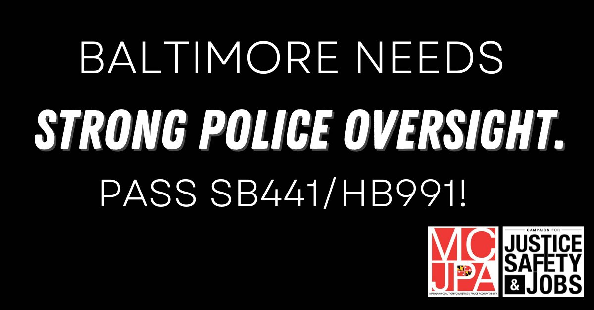 MD Coalition for Justice & Police Accountability tweet media