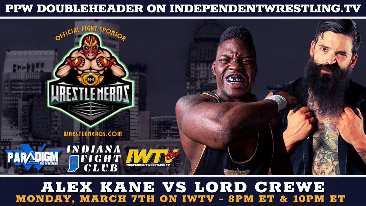 ParadigmProWres's tweet photo. #PPWIndiana is now available on @indiewrestling VOD!
💥 Tom Lawlor & BJJ wiz Dustin Leonard have arguably the best UWFi Rules fight in PPW history
💥MLW National Champion Alex Kane comes HOME to face Lord Crewe
💥Deathmatch sensations collide under UWFi Rules
💥KRULE debuts https://t.co/M16Yf9FESQ