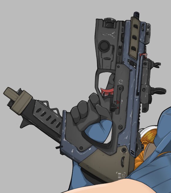 なかなかいい感じかな。
架空銃のアレンジは楽しい 