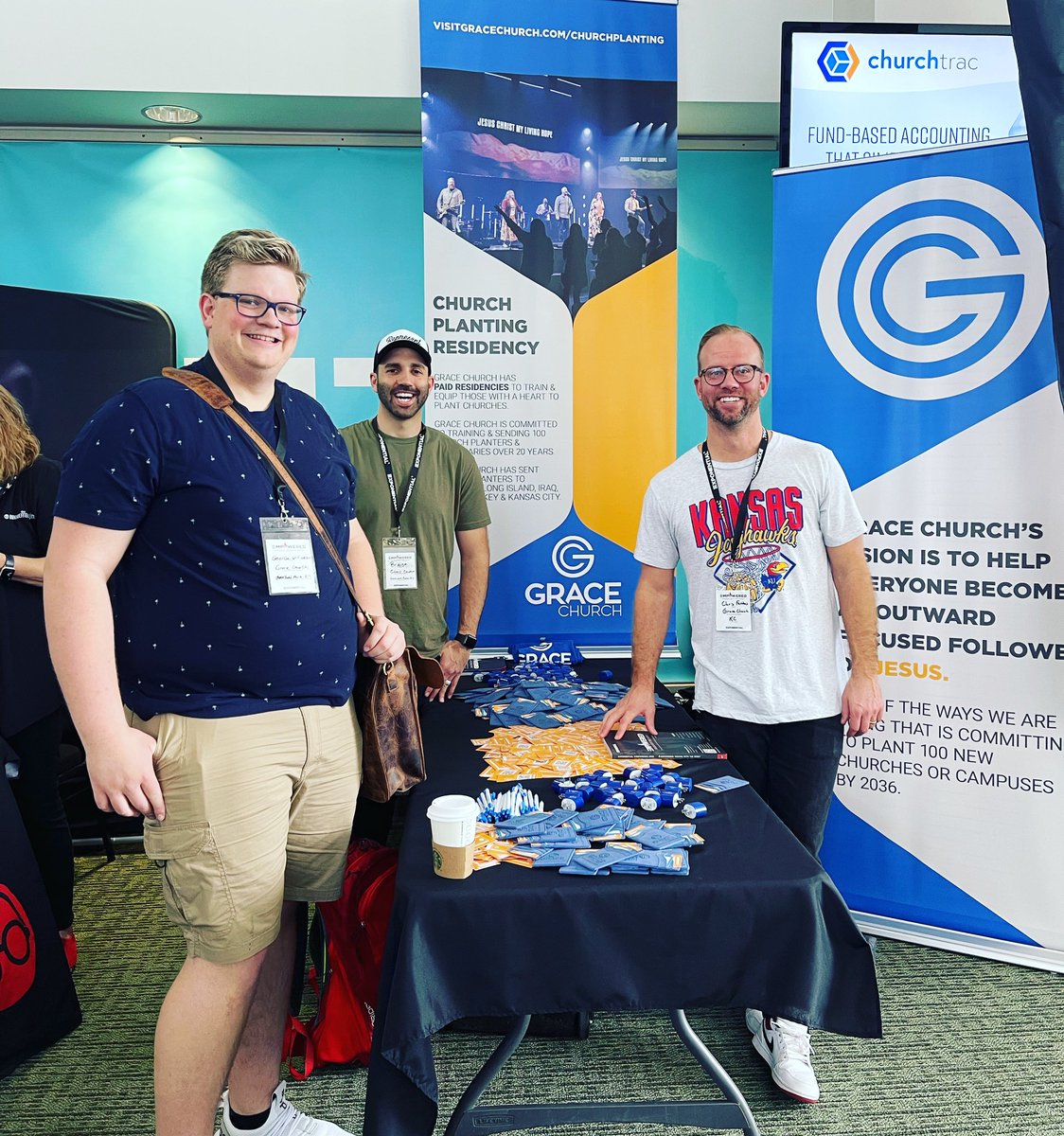 It’s Day 3 for the Grace team at the Exponential con in Orlando, FL! If you’re a church planter, desiring to plant, know someone who is or maybe your organization needs to jump start a residency plan, come say hi and snag some swag! <a href="/church_planting/">Church Planting</a> 

#exponential #churchplanting