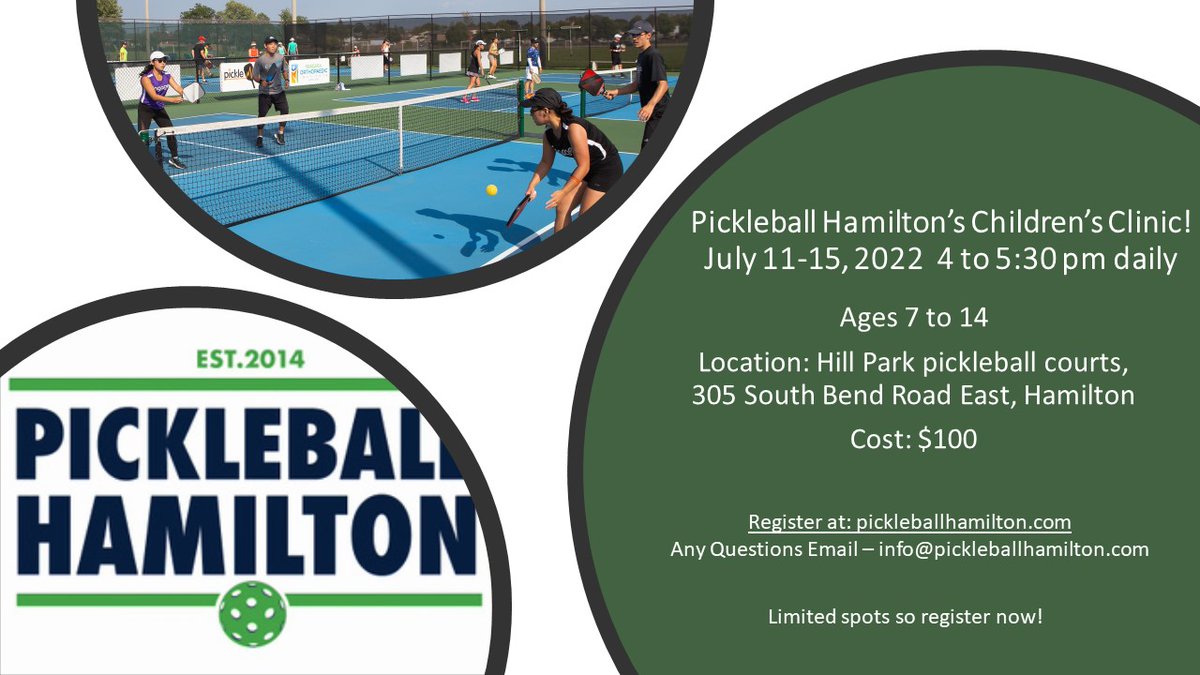 Pickleball Hamilton tweet media