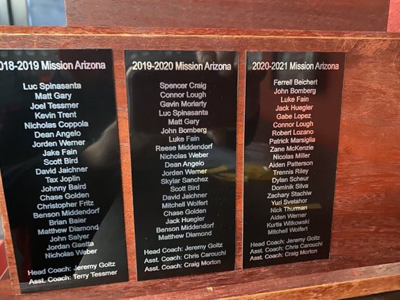 MissionAZHockey's tweet photo. Our quest for an 18 red 4-peat ended last night and now we look to the younger teams to carry the torch and bring it home. What a run it has been. Let’s get it done gang!!! https://t.co/UtyNtJQLBw